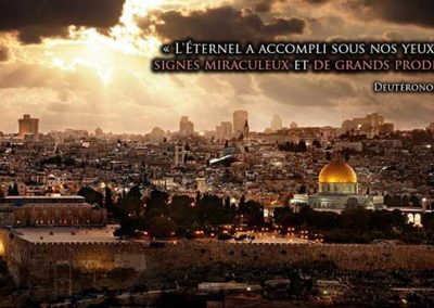 Conflit israélo-palestinien disséqué Part 10 le déluge de miracles de la fin des temps